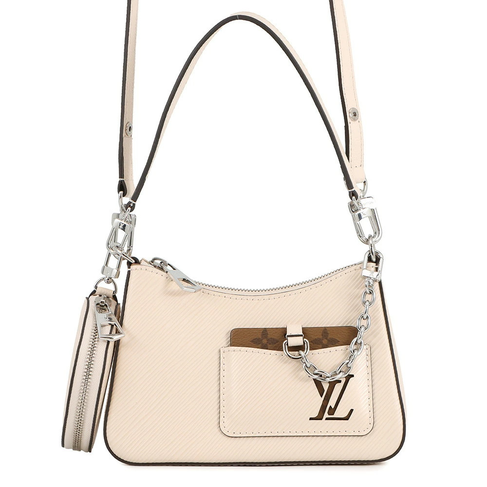 Louis Vuitton Epi Marellini Handbag Shoulder Bag White
